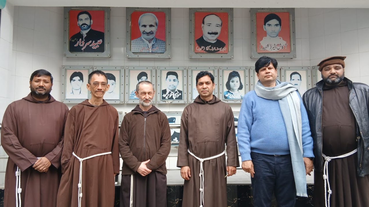 Memorial wall of martyrs